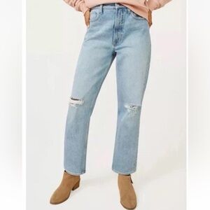 NWT! Free Assembly Women's Original 90's Straight Leg Blue Denim Jeans Size 8